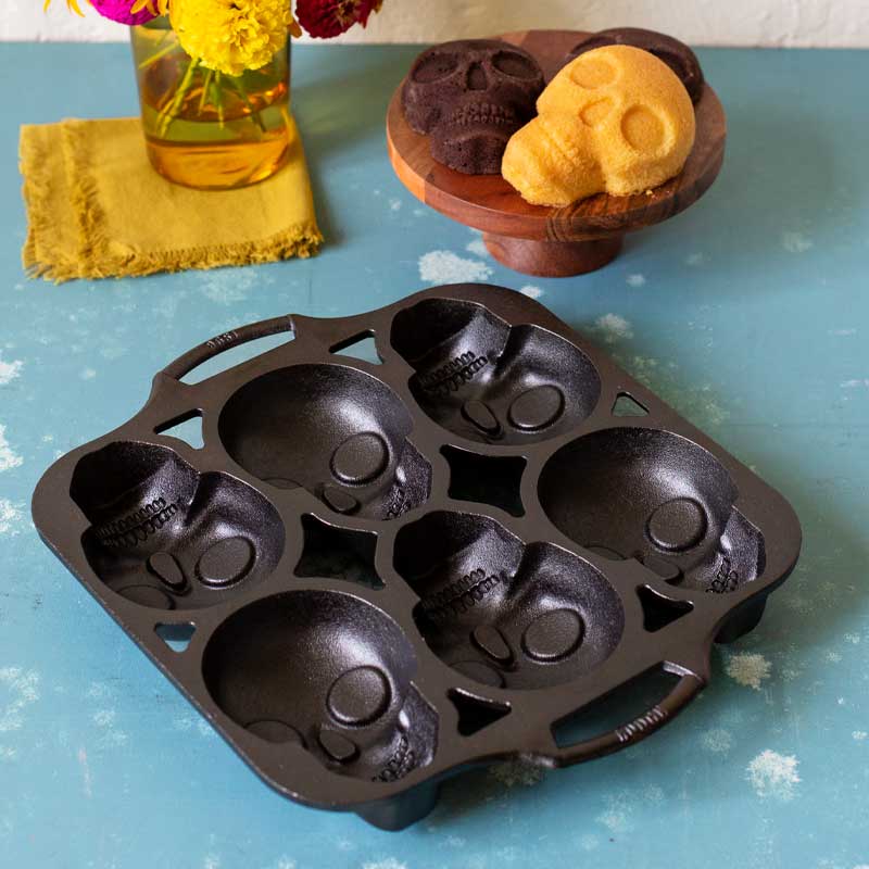 Skull Mini Cake Pan 3 Skull Mini Cake Pan