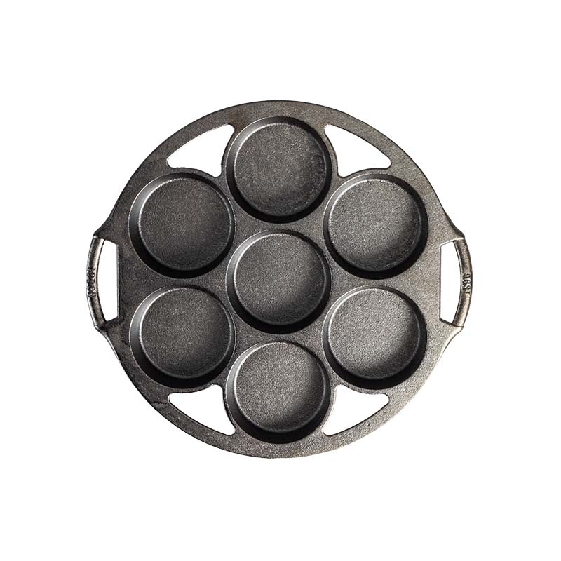 Seasoned Cast Iron Mini Cake Pan 2 Seasoned Cast Iron Mini Cake Pan
