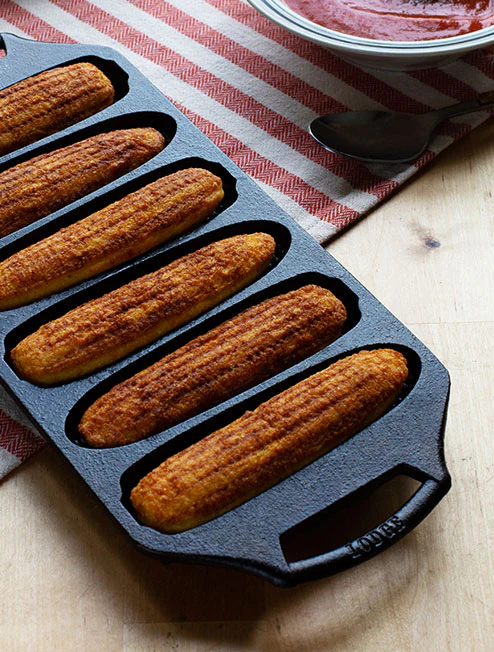 Seasoned Cast Iron Cornstick Pan 3 Seasoned Cast Iron Cornstick Pan