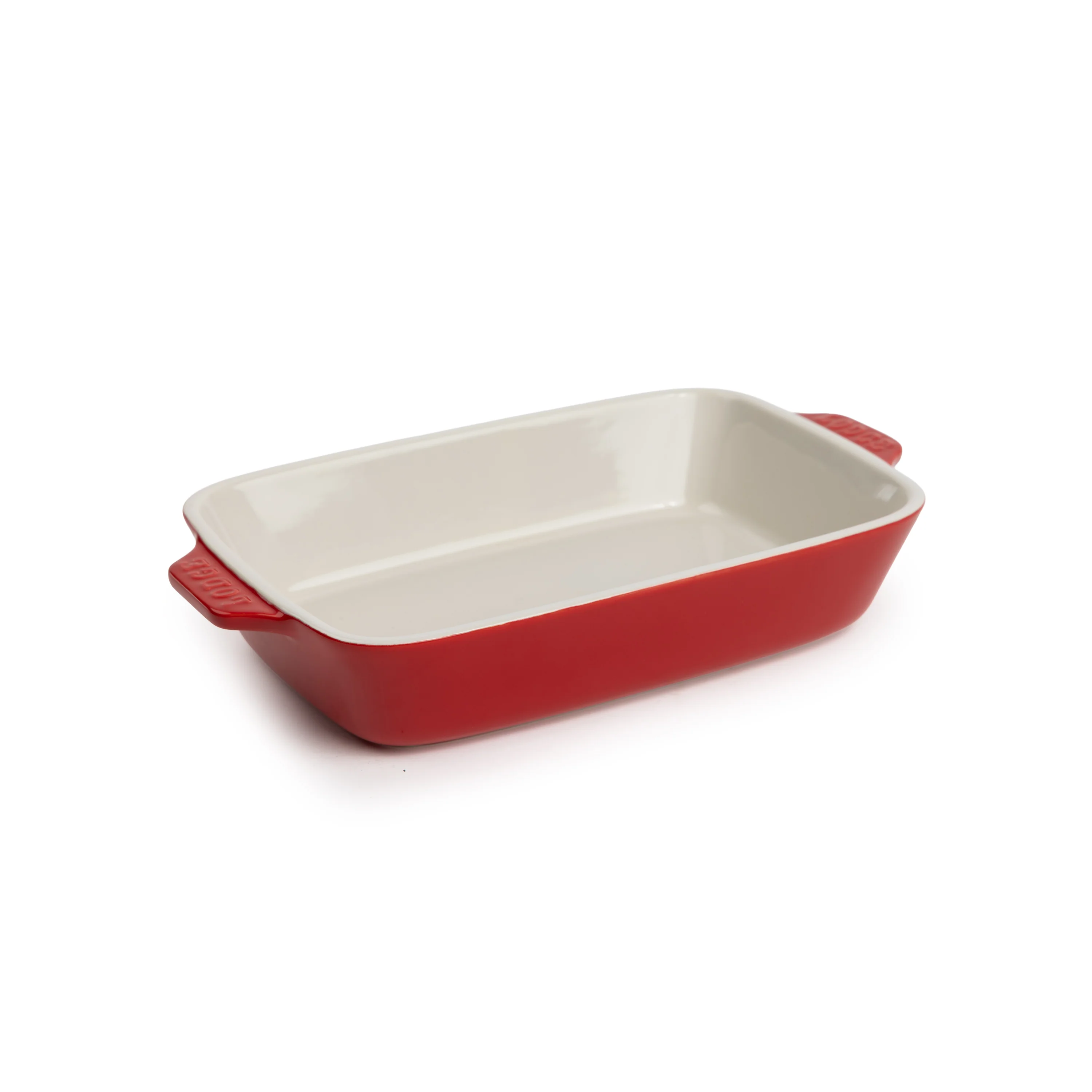 Small Stoneware Casserole Dish, 9 x 6 Inch 2 Small Stoneware Casserole Dish, 9 x 6 Inch