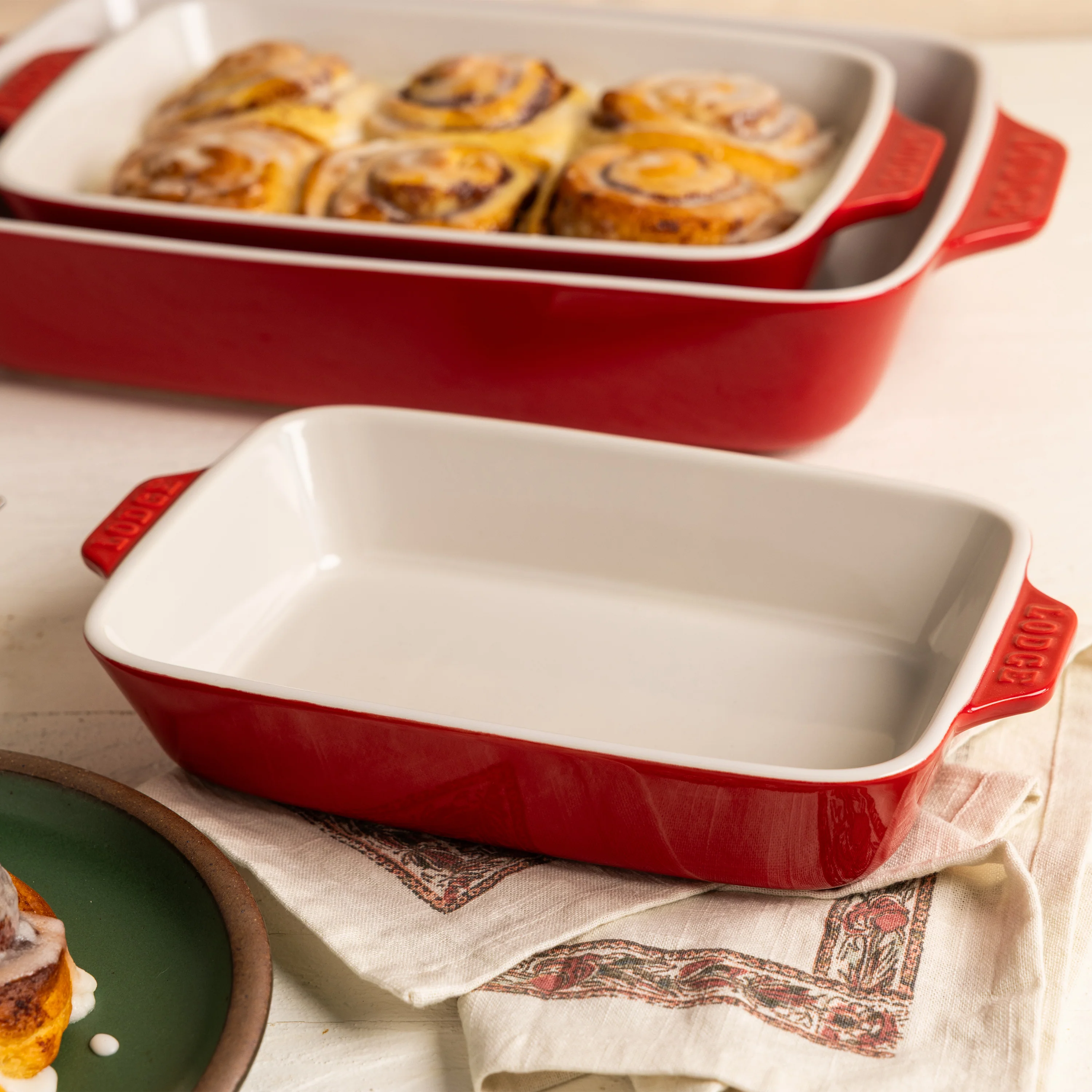 Small Stoneware Casserole Dish, 9 x 6 Inch 9 Small Stoneware Casserole Dish, 9 x 6 Inch