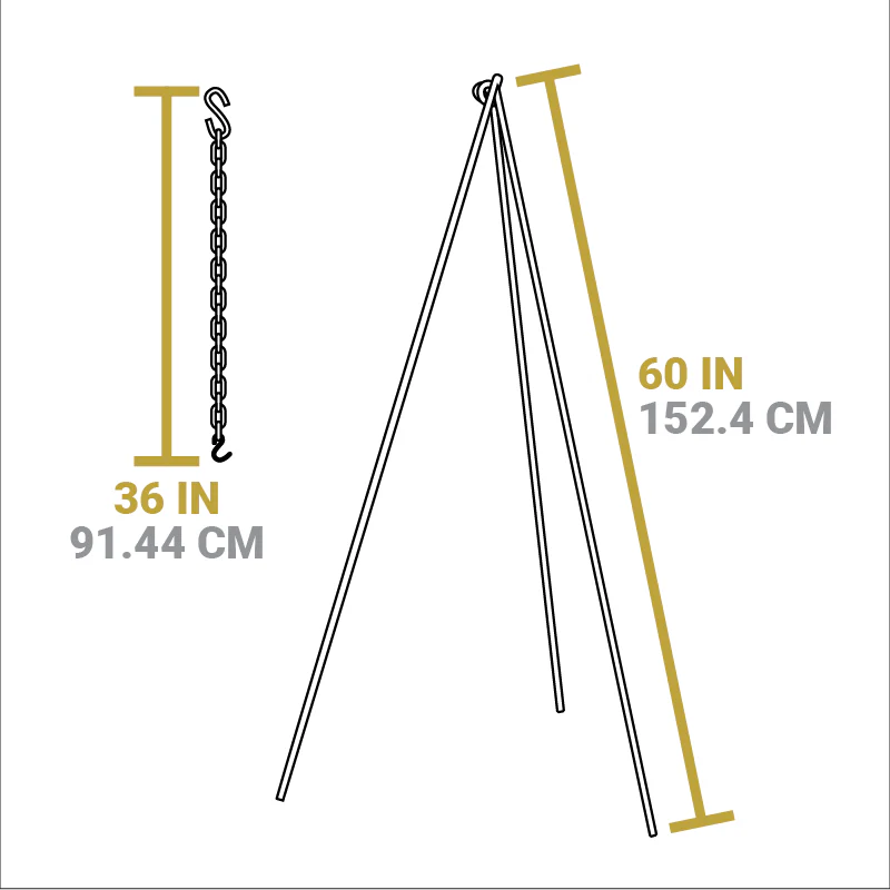 Camp Tripod, 2 Pack 7 Camp Tripod, 2 Pack