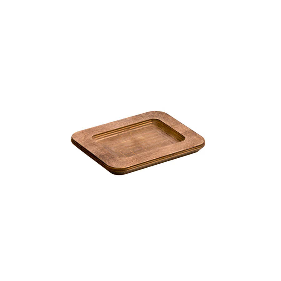 10 Ounce Rectangular Walnut Wood Underliner 6 10 Ounce Rectangular Walnut Wood Underliner