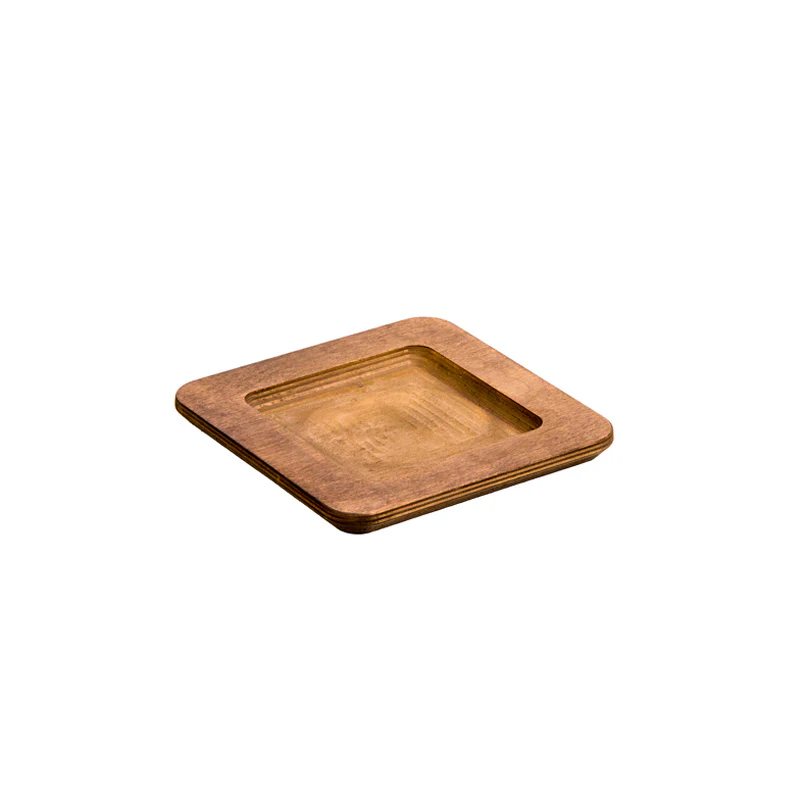 5.5 Square Walnut Wood Underliner 3 5.5 Square Walnut Wood Underliner