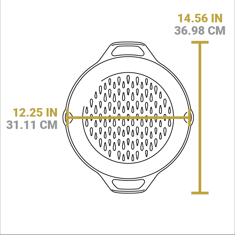 12 Inch Seasoned Cast Iron Dual Handle Grilling Basket 7 12 Inch Seasoned Cast Iron Dual Handle Grilling Basket