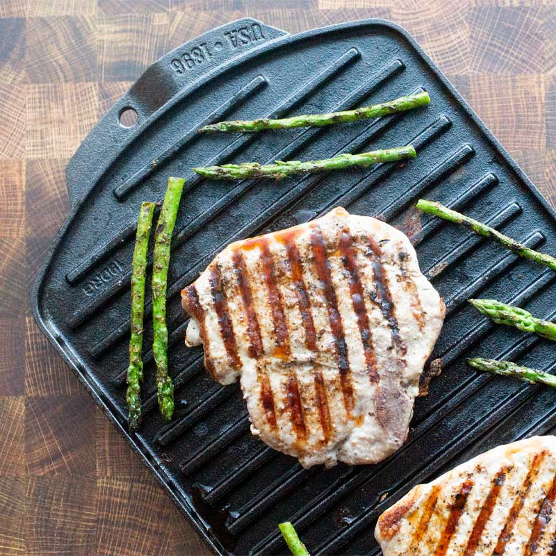 19 x 9.5 Inch Seasoned Cast Iron Reversible Grill/Griddle 3 19 x 9.5 Inch Seasoned Cast Iron Reversible Grill/Griddle