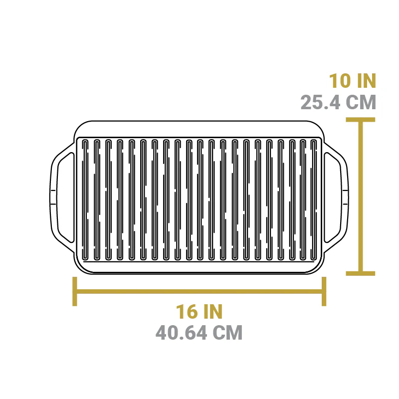 Chef Collection Reversible Grill/Griddle 8 Chef Collection Reversible Grill/Griddle