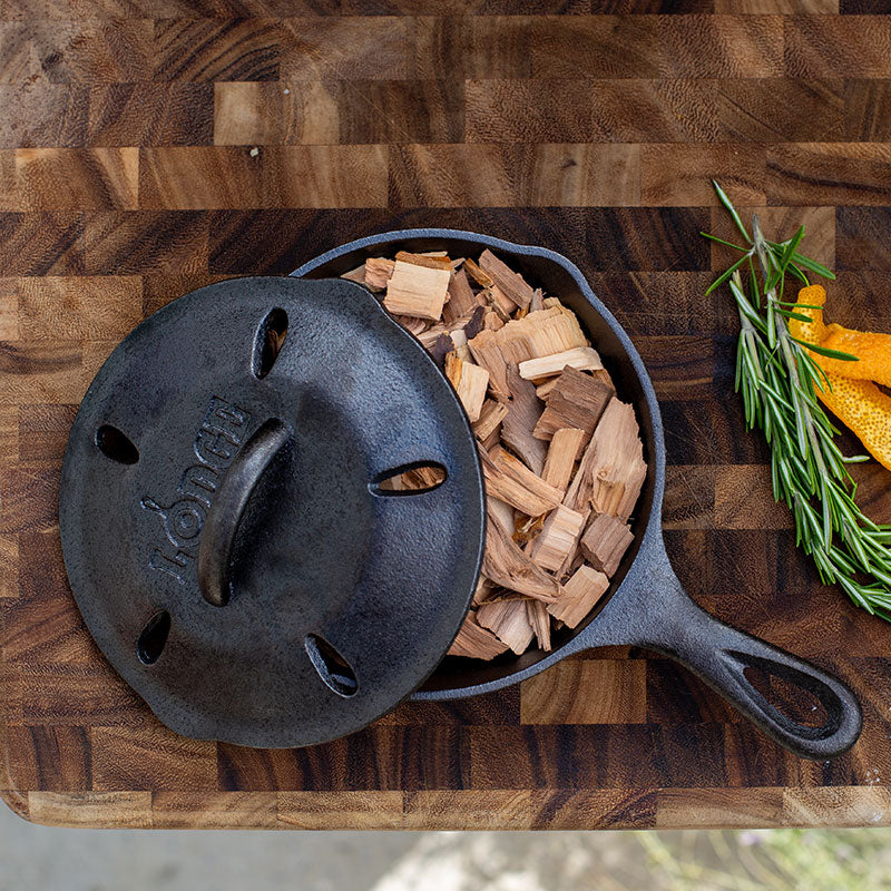 6.5 Inch Seasoned Cast Iron Smoker Skillet 3 6.5 Inch Seasoned Cast Iron Smoker Skillet