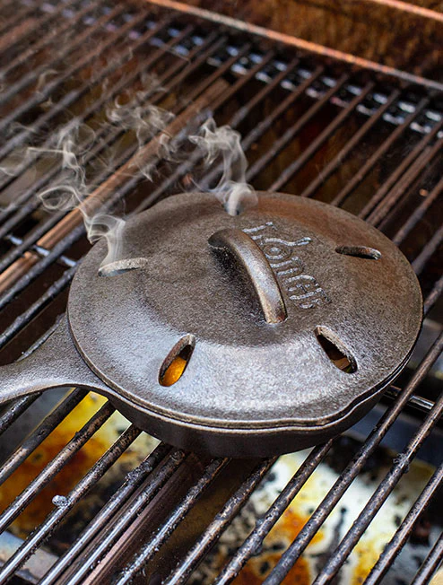 6.5 Inch Seasoned Cast Iron Smoker Skillet 4 6.5 Inch Seasoned Cast Iron Smoker Skillet