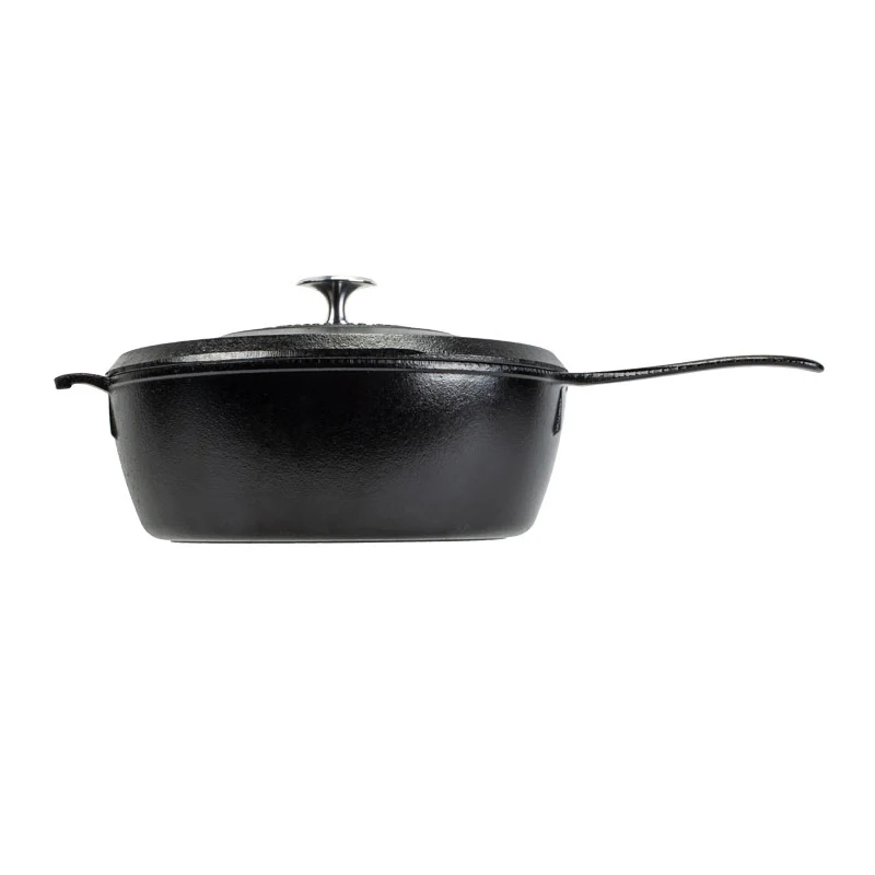 Blacklock 4 Quart Lightweight Cast Iron Deep Skillet With Lid 4 Blacklock 4 Quart Lightweight Cast Iron Deep Skillet With Lid