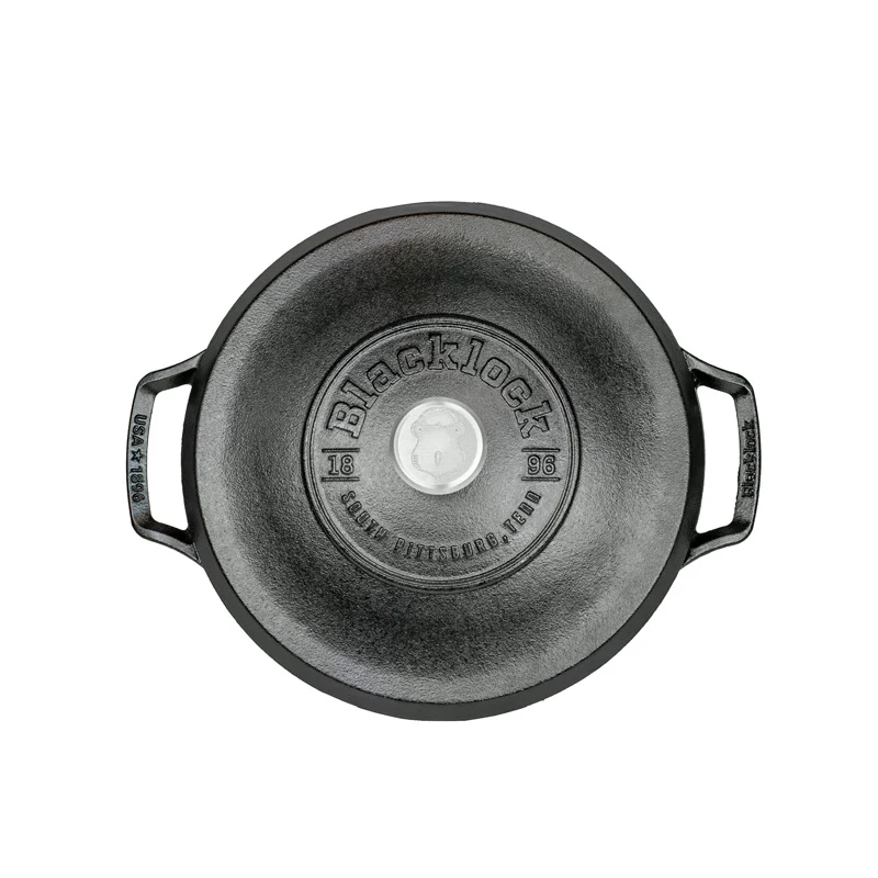 Blacklock 5.5 Quart Lightweight Cast Iron Dutch Oven 2 Blacklock 5.5 Quart Lightweight Cast Iron Dutch Oven