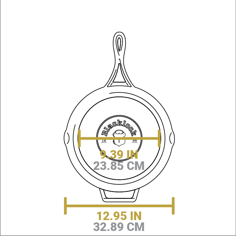 Blacklock Lightweight Skillet 32 Blacklock Lightweight Skillet