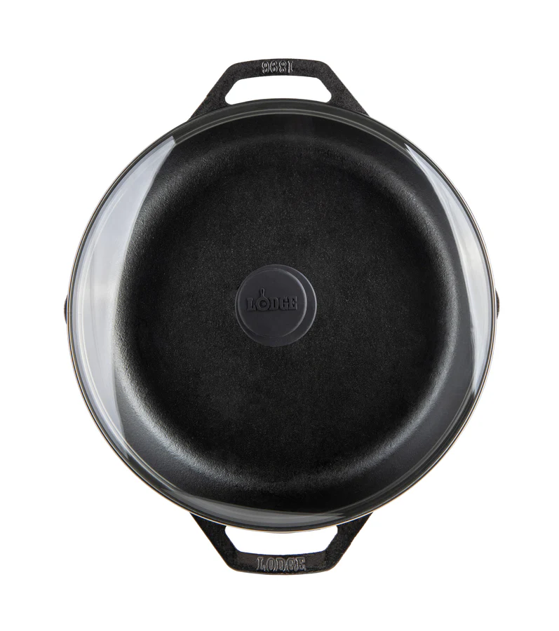Chef Collection 12 Inch Cast Iron Everyday Pan 2 Chef Collection 12 Inch Cast Iron Everyday Pan