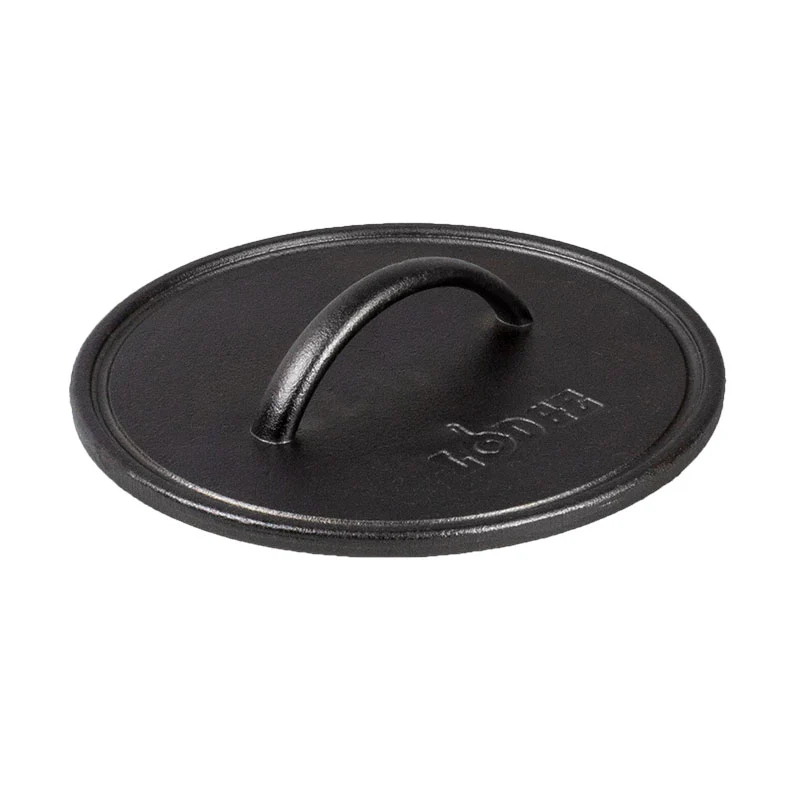 Seasoned Cast Iron Round Grill Press