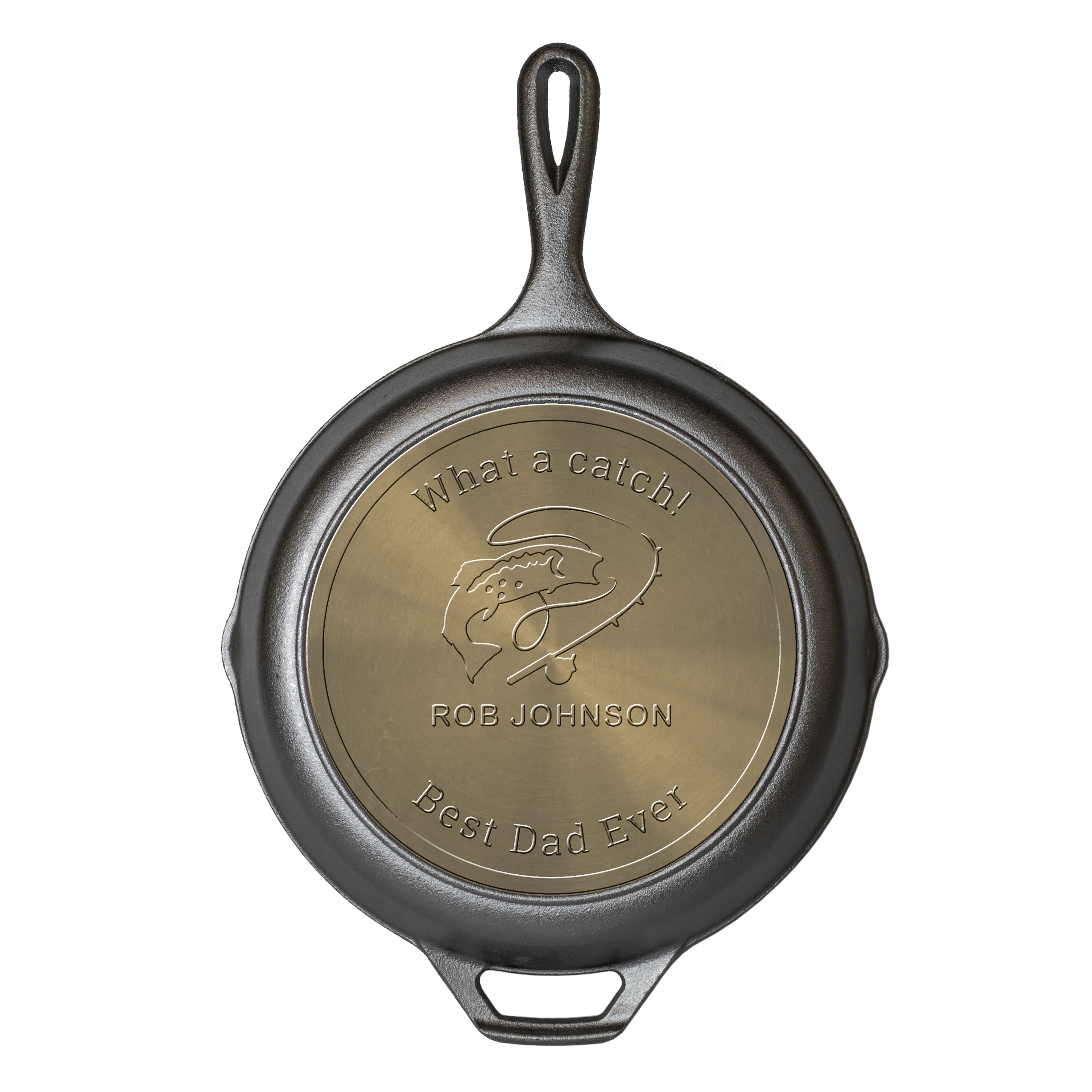 Custom Engraved Fishing Skillet