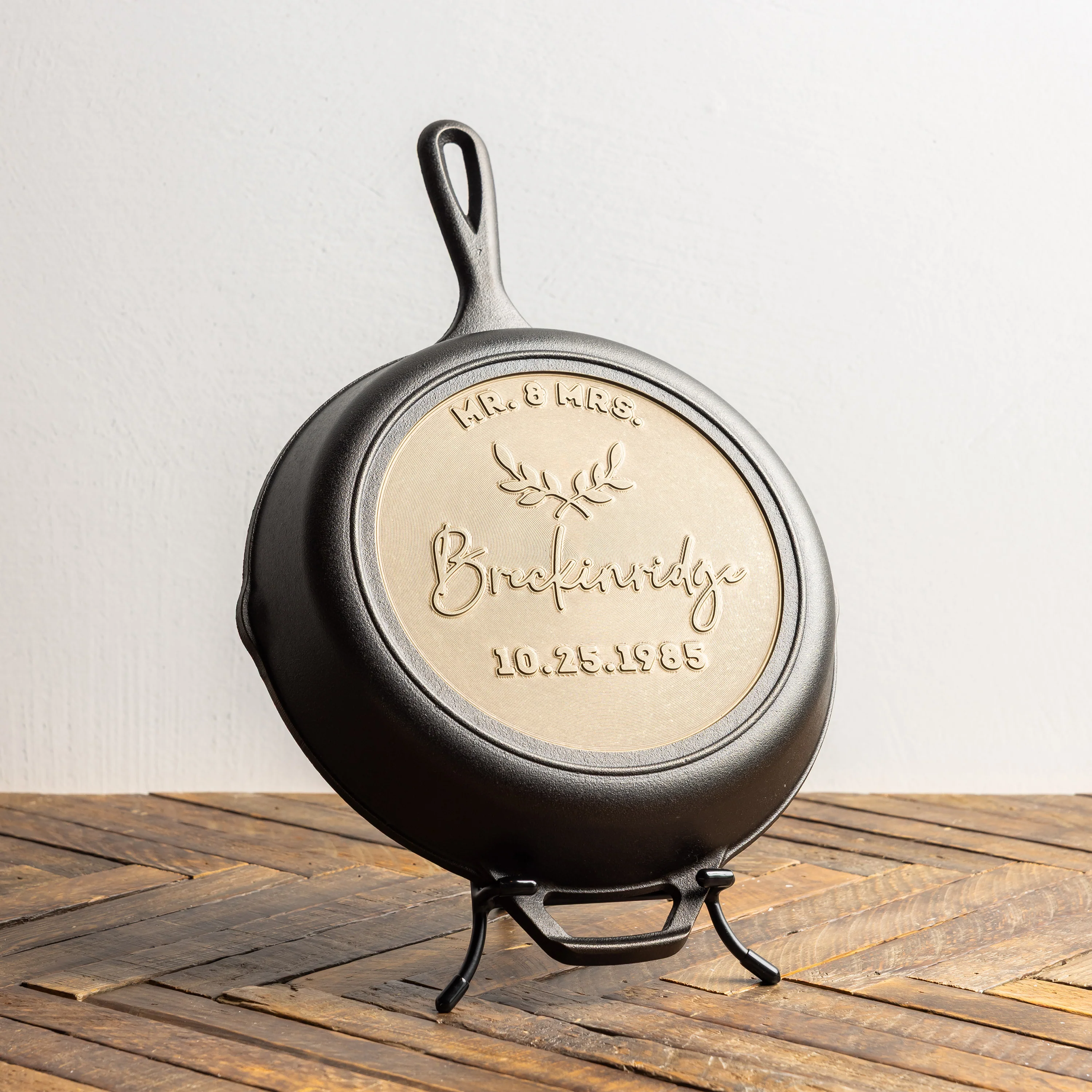 Custom Engraved Milestone Skillet 2 Custom Engraved Milestone Skillet