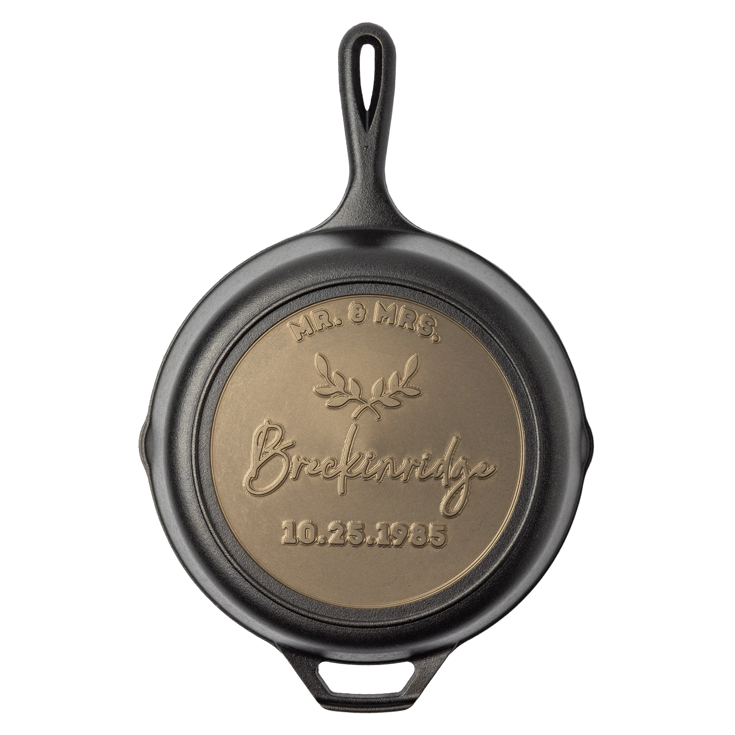 Custom Engraved Milestone Skillet 7 Custom Engraved Milestone Skillet