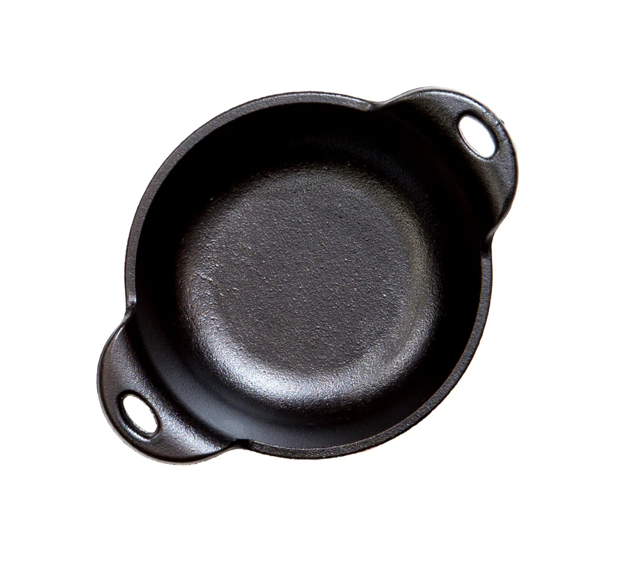 Heat-Treated 12 Ounce Cast Iron Mini Serving Bowl 2 Heat-Treated 12 Ounce Cast Iron Mini Serving Bowl