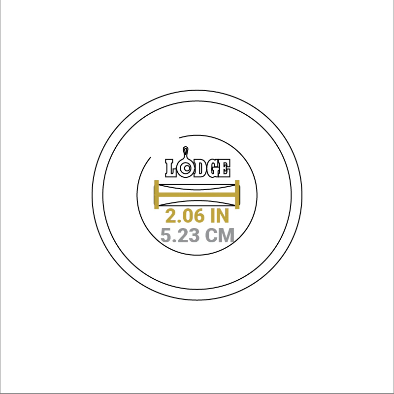 Heat-Treated 5 Inch Cast Iron Lid 4 Heat-Treated 5 Inch Cast Iron Lid
