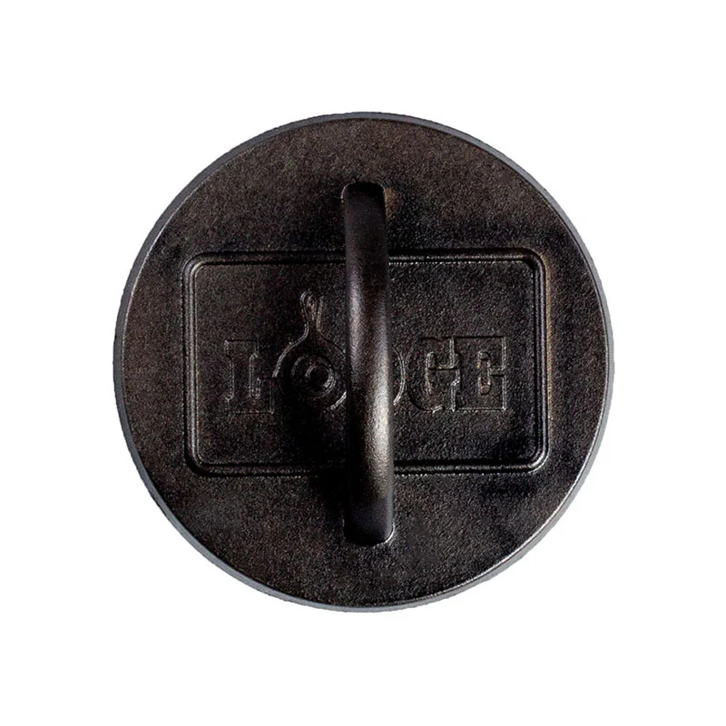 6.25 Inch Seasoned Cast Iron Burger Press 2 6.25 Inch Seasoned Cast Iron Burger Press