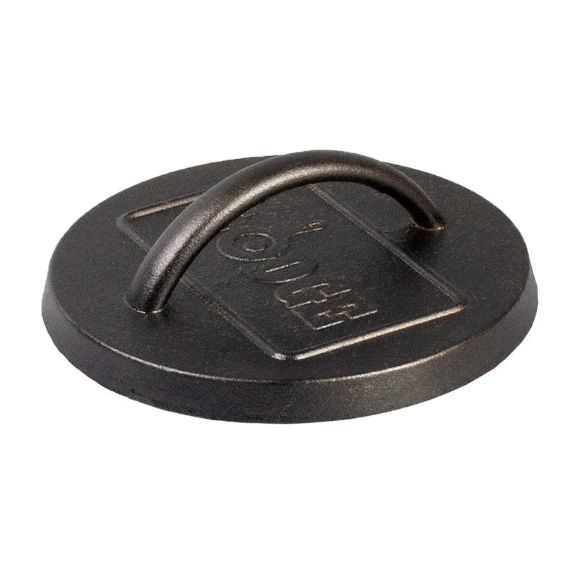 6.25 Inch Seasoned Cast Iron Burger Press 9 6.25 Inch Seasoned Cast Iron Burger Press