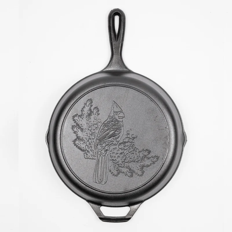 Lodge 10.25 Inch Seasoned Cast Iron Cardinal Skillet 2 Lodge 10.25 Inch Seasoned Cast Iron Cardinal Skillet