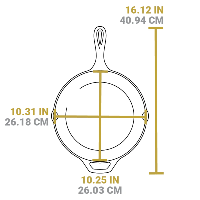 Lodge 10.25 Inch Seasoned Cast Iron Cardinal Skillet 5 Lodge 10.25 Inch Seasoned Cast Iron Cardinal Skillet
