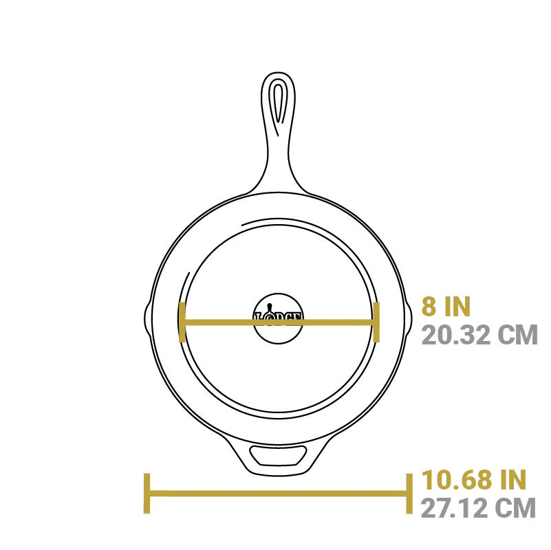 Lodge Fan-Favorite Skillets Set with Handle Holder 4 Lodge Fan-Favorite Skillets Set with Handle Holder