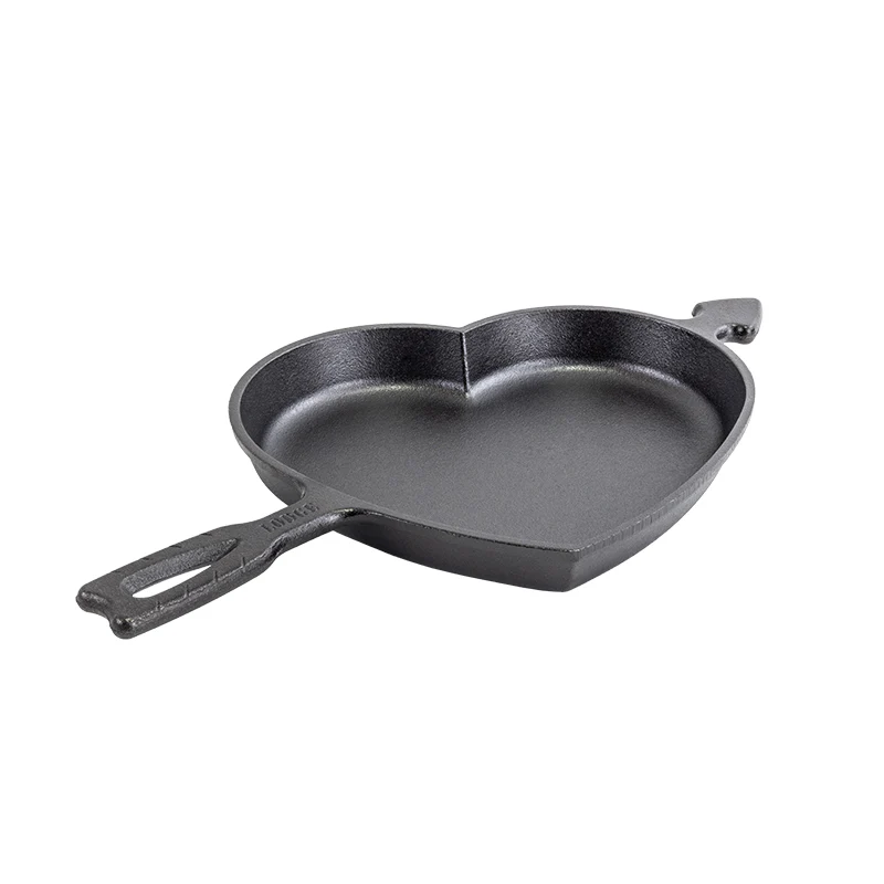 Seasoned Cast Iron Heart Skillet 10 Seasoned Cast Iron Heart Skillet