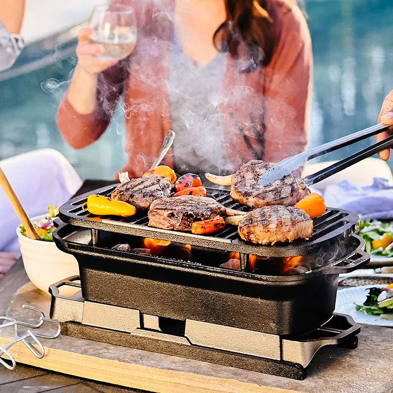 Sportsman’s Pro Cast Iron Grill™ 4 Sportsman’s Pro Cast Iron Grill™