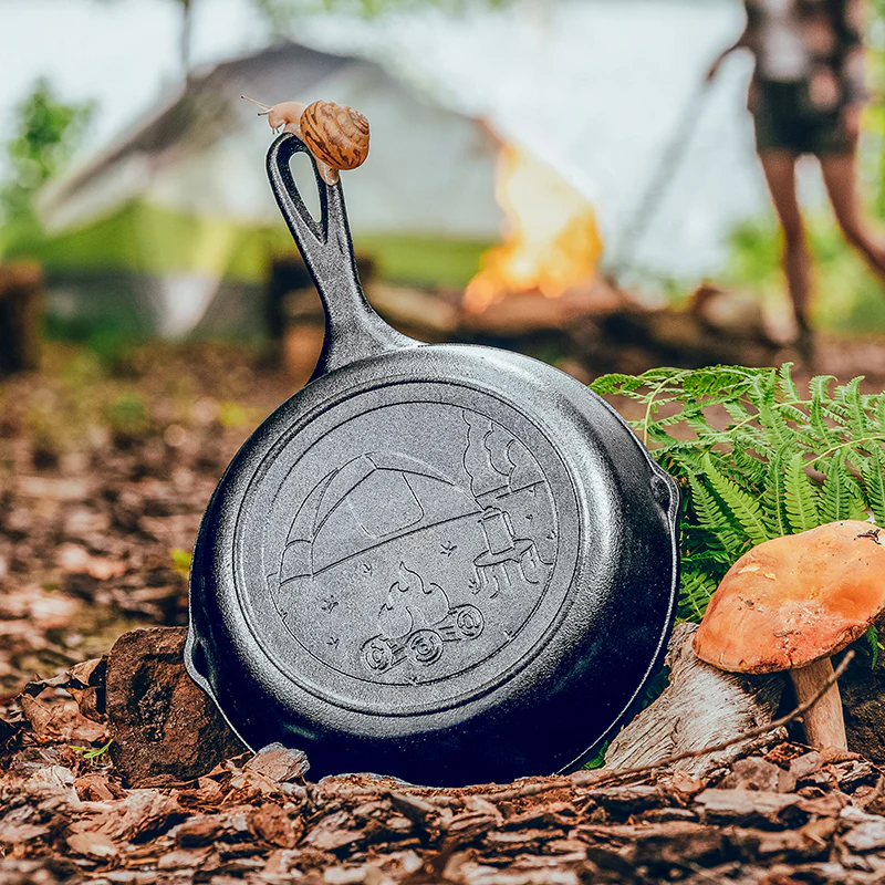 Wanderlust 8 Inch Cast Iron Tent Skillet 4 Wanderlust 8 Inch Cast Iron Tent Skillet