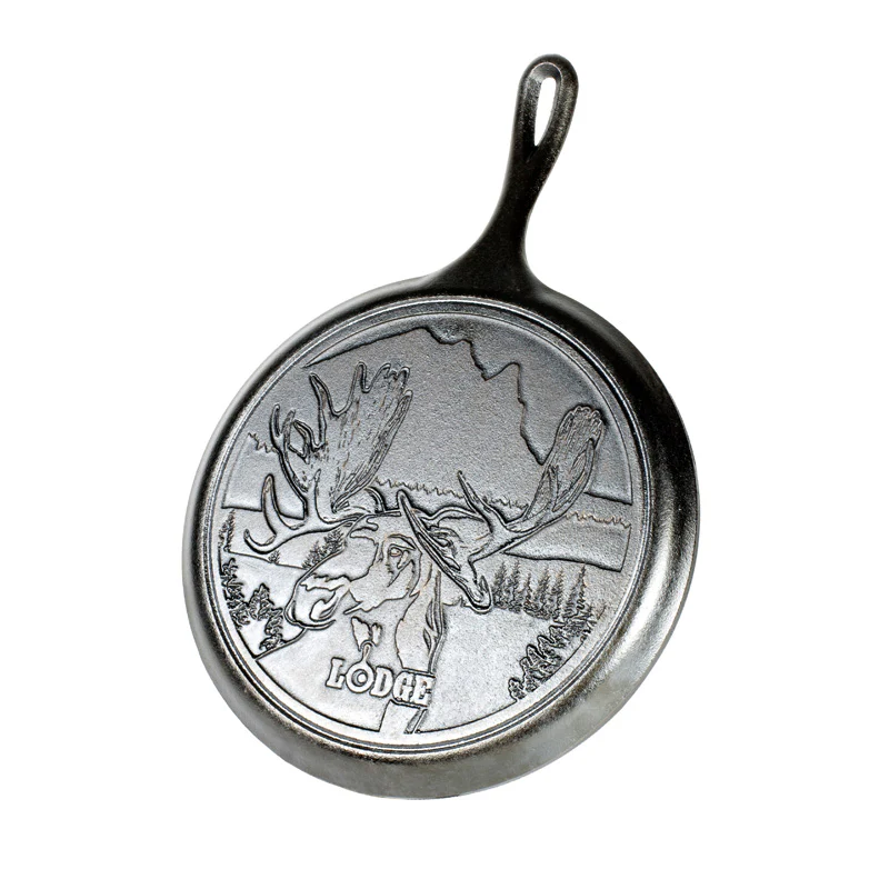 Wildlife Series™ 10.5 Inch Cast Iron Moose Griddle 7 Wildlife Series™ 10.5 Inch Cast Iron Moose Griddle