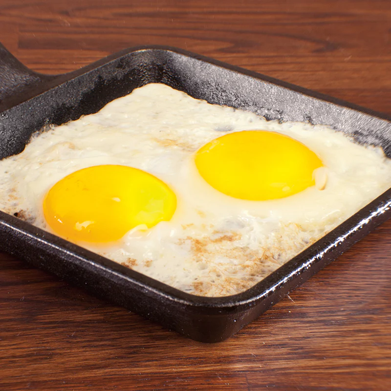 Square Cast Iron Classic Skillet 5 Square Cast Iron Classic Skillet