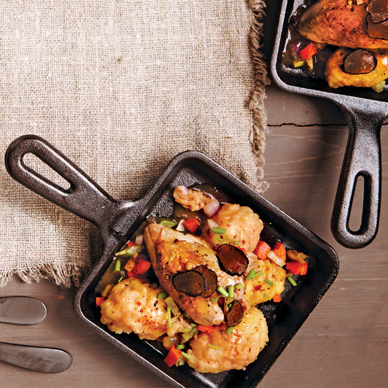 Square Cast Iron Classic Skillet 6 Square Cast Iron Classic Skillet