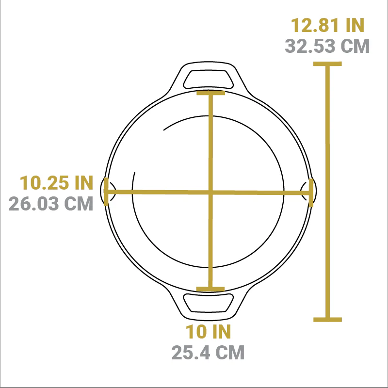 Wanderlust 10.25 Inch Cast Iron Dual Handle Camper Pan 7 Wanderlust 10.25 Inch Cast Iron Dual Handle Camper Pan