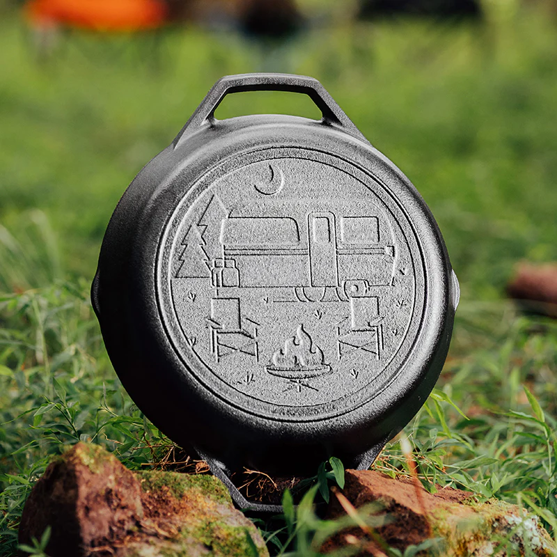 Wanderlust 10.25 Inch Cast Iron Dual Handle Camper Pan 9 Wanderlust 10.25 Inch Cast Iron Dual Handle Camper Pan