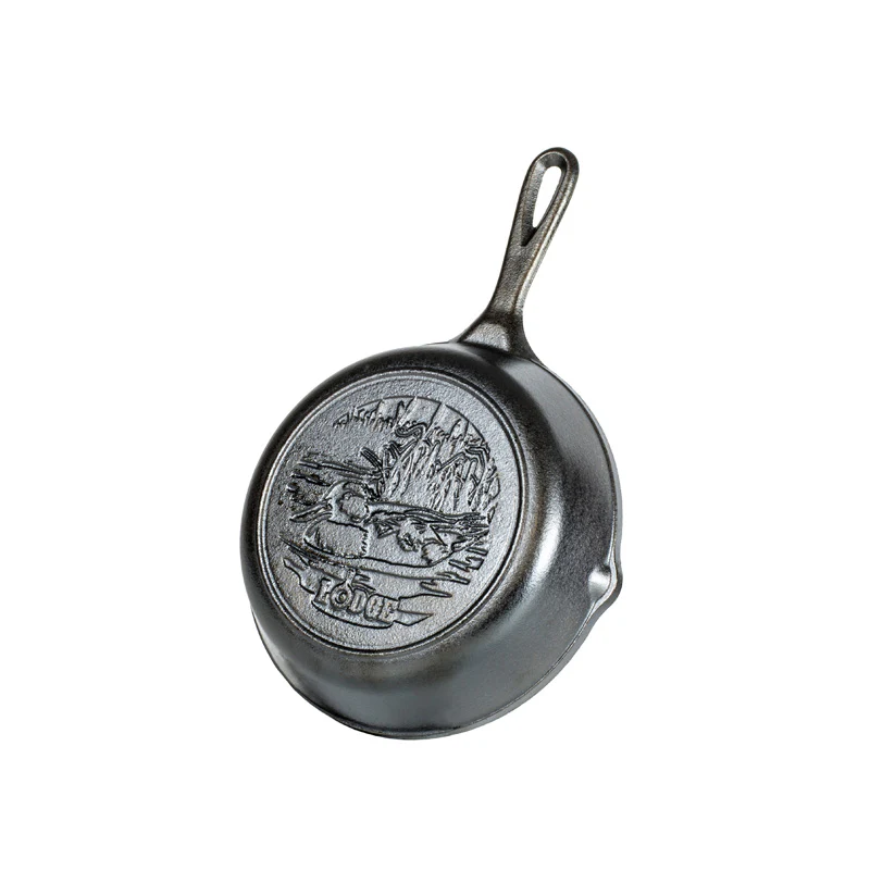 Wildlife Series™ 8 Inch Cast Iron Duck Skillet 2 Wildlife Series™ 8 Inch Cast Iron Duck Skillet