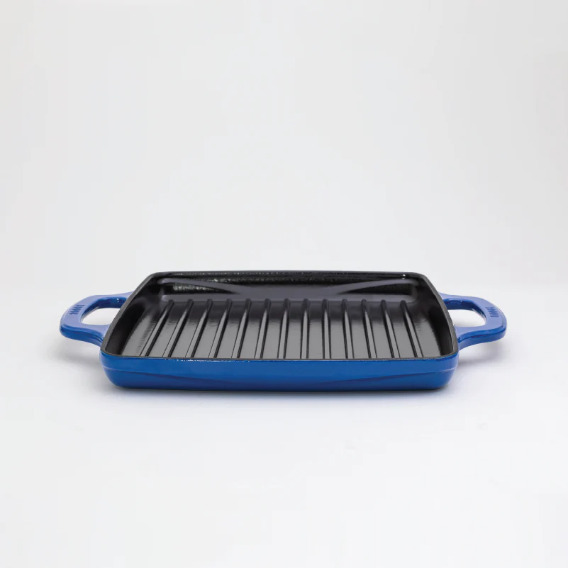USA Enamel 11 Inch Enameled Cast Iron Grill Pan 10 USA Enamel 11 Inch Enameled Cast Iron Grill Pan