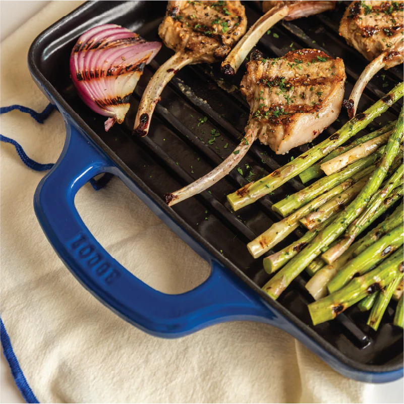 USA Enamel 11 Inch Enameled Cast Iron Grill Pan 3 USA Enamel 11 Inch Enameled Cast Iron Grill Pan