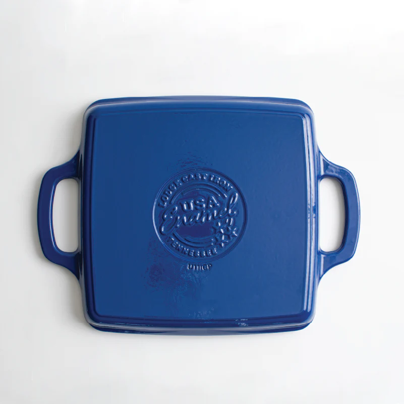 USA Enamel 11 Inch Enameled Cast Iron Grill Pan 4 USA Enamel 11 Inch Enameled Cast Iron Grill Pan