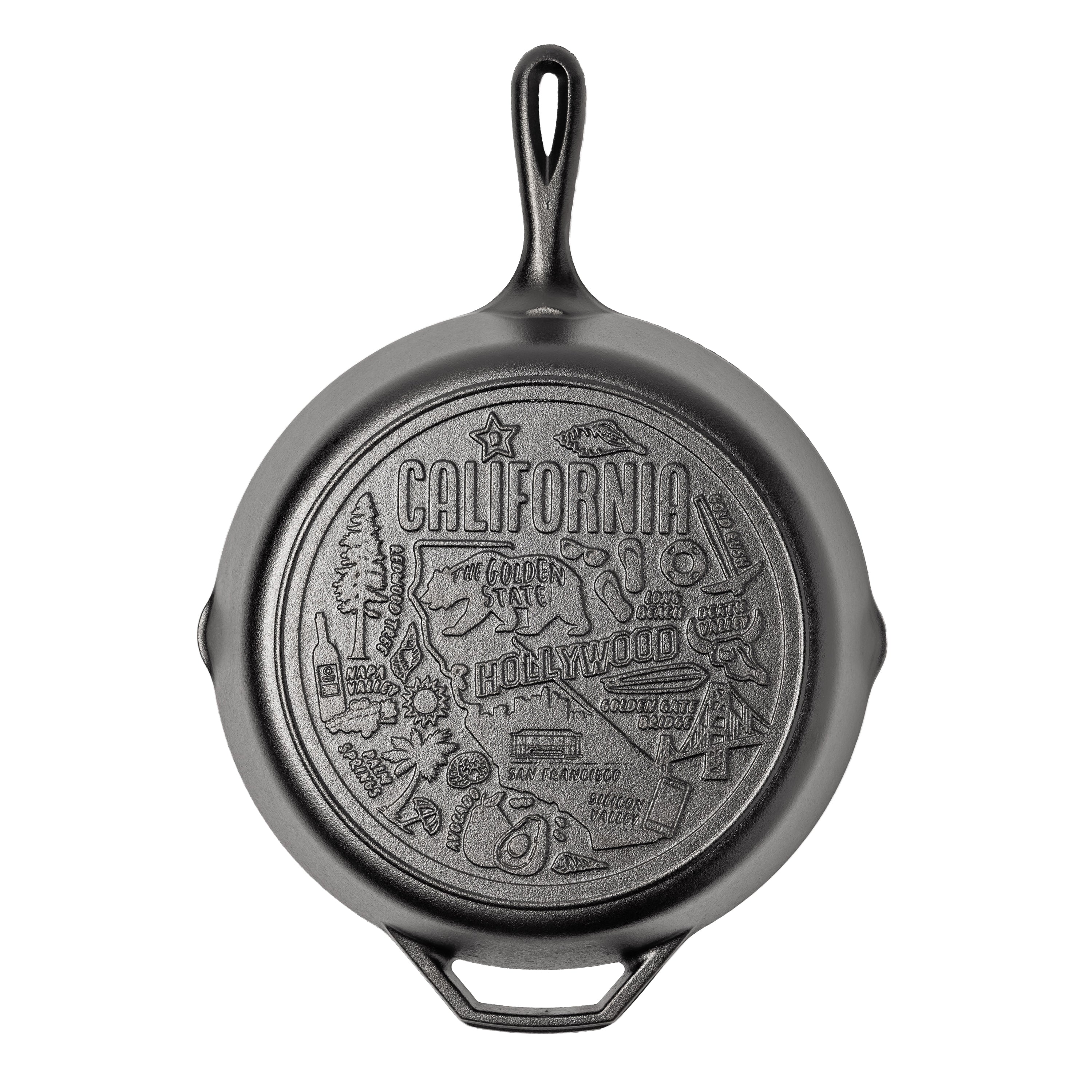 American Road Trip: 12 Inch Seasoned Cast Iron Skillet, California 6 American Road Trip: 12 Inch Seasoned Cast Iron Skillet, California