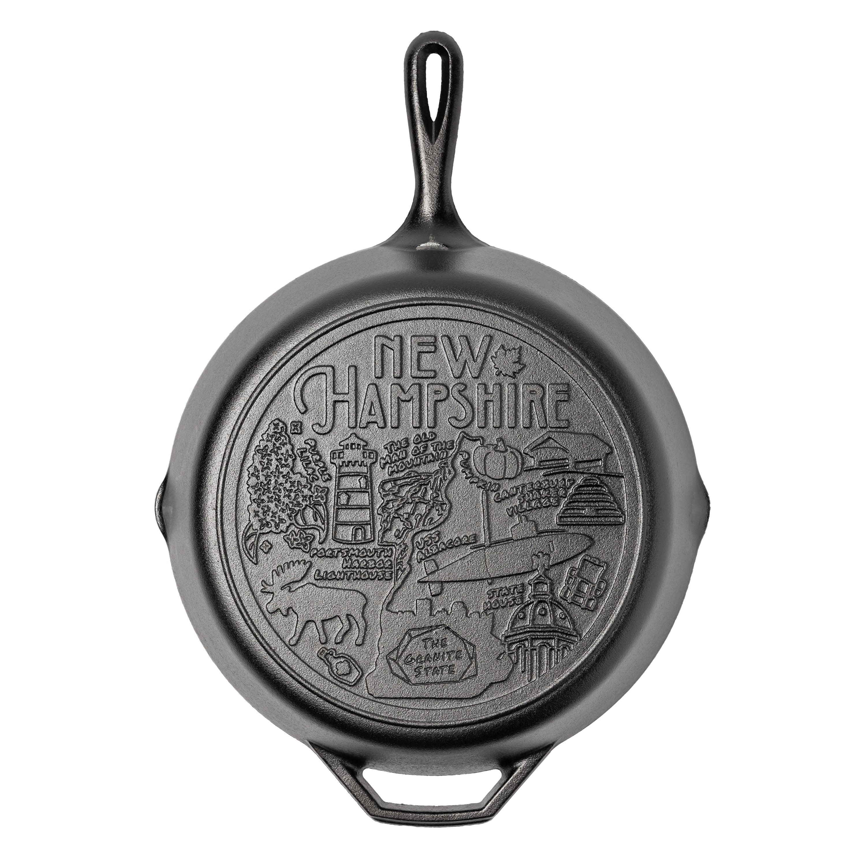 American Road Trip: 12 Inch Seasoned Cast Iron Skillet, New Hampshire 6 American Road Trip: 12 Inch Seasoned Cast Iron Skillet, New Hampshire