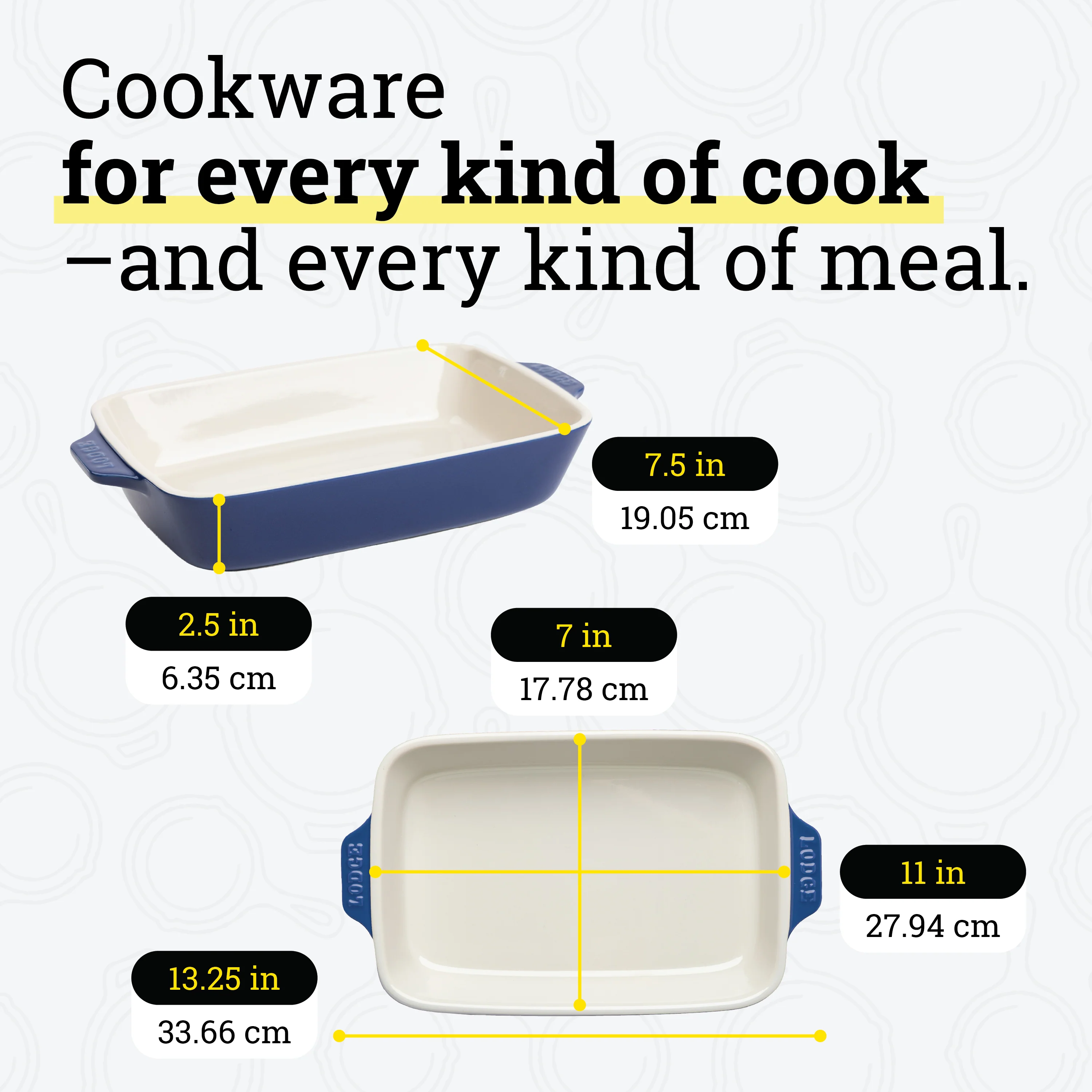 Medium Stoneware Casserole Dish, 11 x 7.5 Inch 21 Medium Stoneware Casserole Dish, 11 x 7.5 Inch
