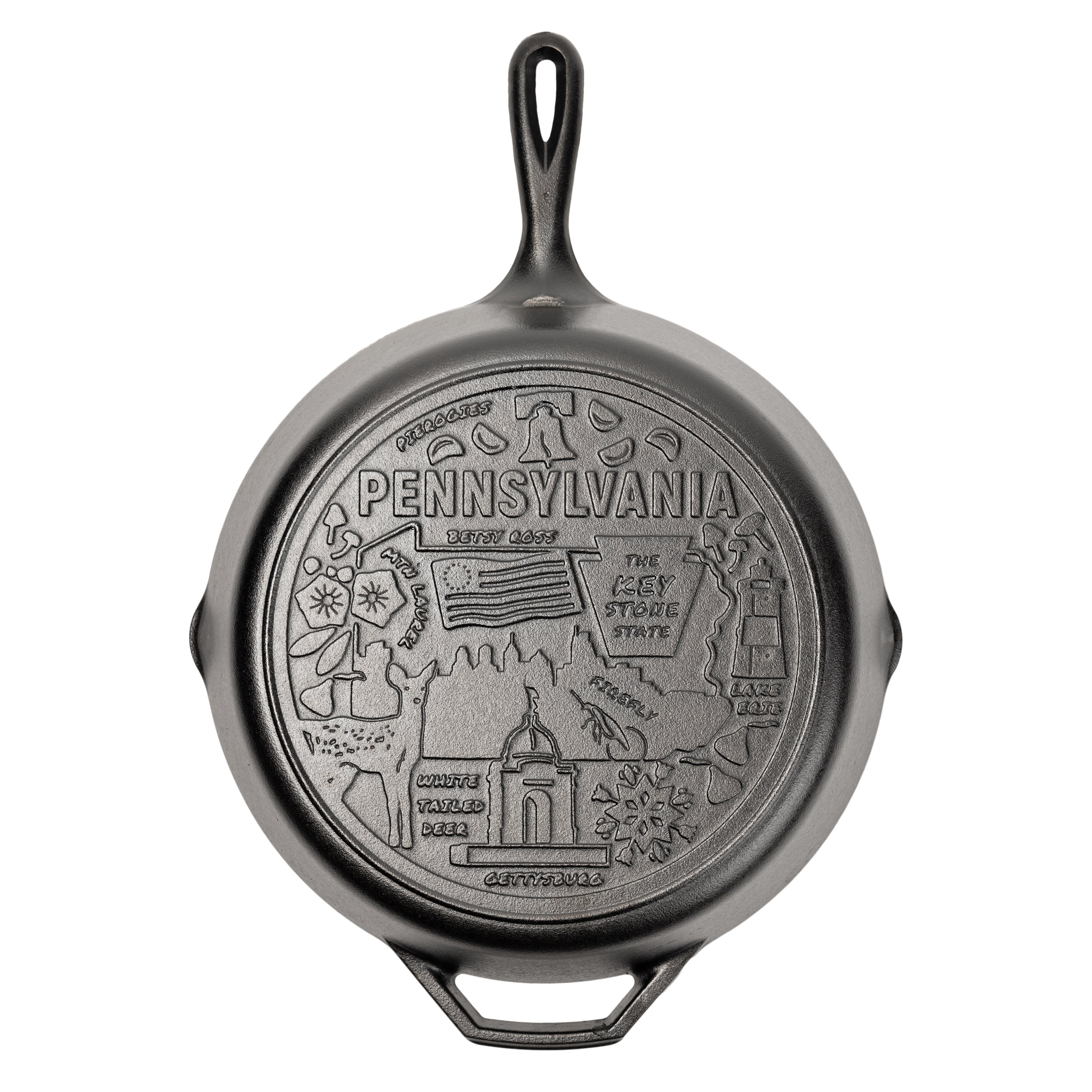 American Road Trip: 12 Inch Seasoned Cast Iron Skillet, Pennsylvania 6 American Road Trip: 12 Inch Seasoned Cast Iron Skillet, Pennsylvania