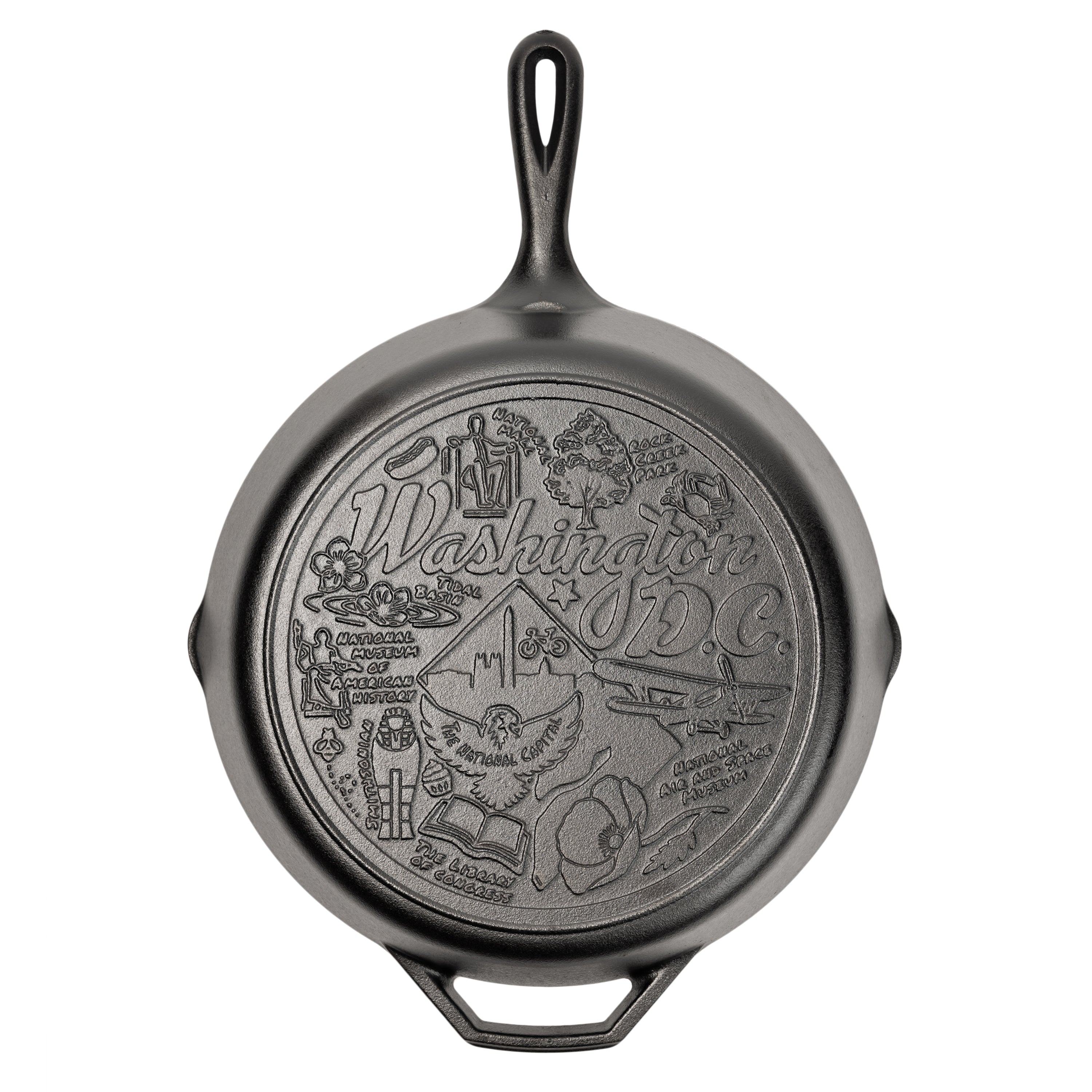 American Road Trip: 12 Inch Seasoned Cast Iron Skillet, Washington, D.C. 6 American Road Trip: 12 Inch Seasoned Cast Iron Skillet, Washington, D.C.