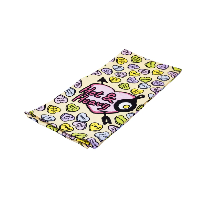 Conversation Heart Dish Towel 5 Conversation Heart Dish Towel